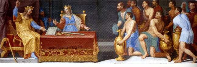 Salomön y la Reina de Saba (El Escorial, Biblioteca)