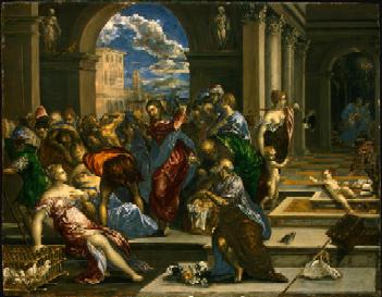 Christ Cleansing the Temple (1570)