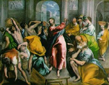 Christ Driving the Traders from the Temple (1600)