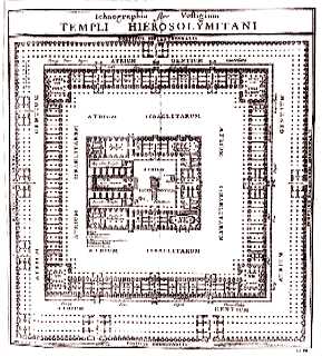 Templo de Ezequiel, según B. Lamy (1795)