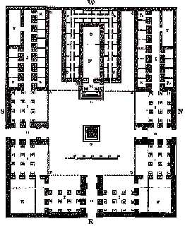 Templo de Salomón, según Isaac Newton (1728)
