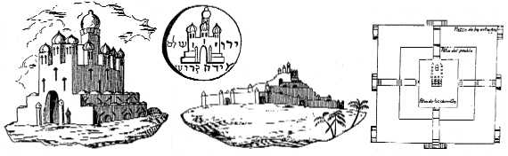 Templo de Salomón y de Ezequiel, según Eliphas Lévi (1861)