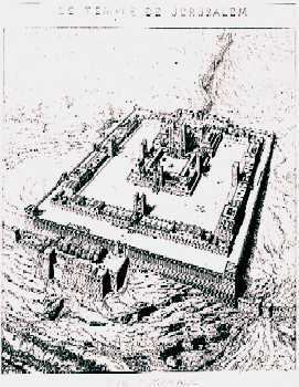 El Templo de Ezequiel, según Perrot y Chipiez (1887)